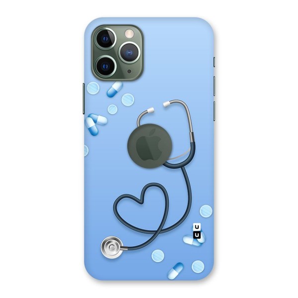 Doctors Stethoscope Back Case for iPhone 11 Pro Logo  Cut